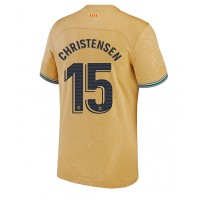Barcelona Andreas Christensen #15 Fußballbekleidung Auswärtstrikot 2022-23 Kurzarm